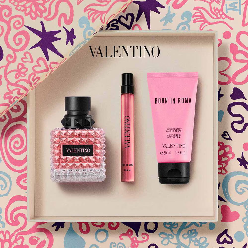 Set de Regalo Born in Roma Donna Eau de Parfum