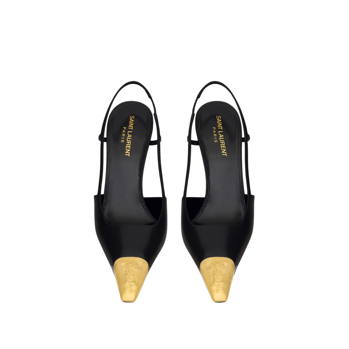 Zapatos de salón slingback Jeanne de piel lisa