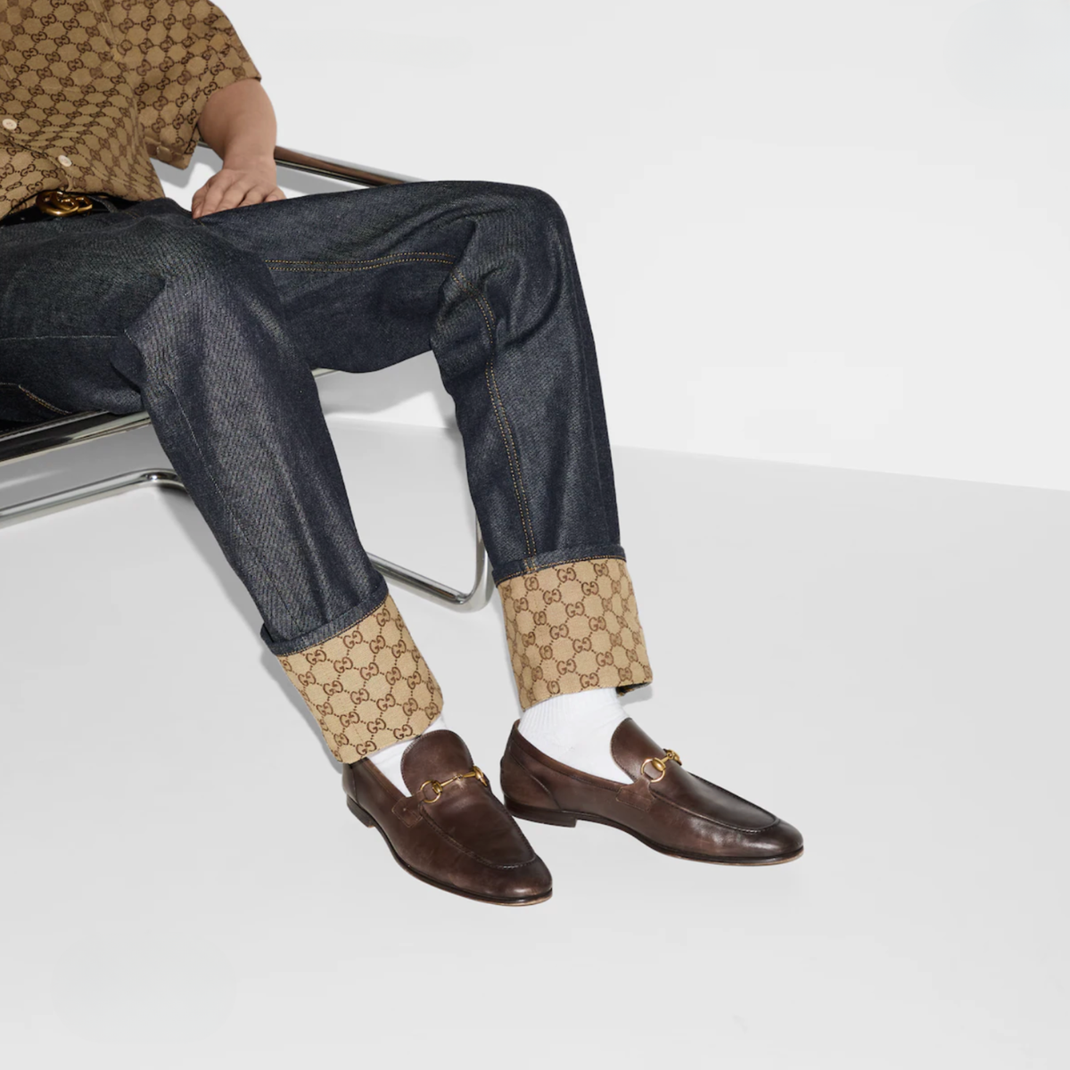Mocasín Gucci Jordaan para hombre